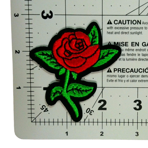 Iron On Patch Rose Clipart Cartoon Clothing Decal Embroidery - Picture 2 of 2
