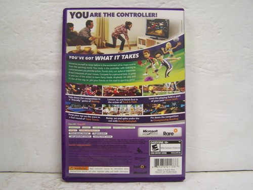 Kinect Sports (Xbox 360, 2010) Microsoft Complete Card - Picture 2 of 3