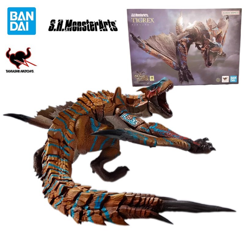 Original Bandai S.H.MonsterArts SHM Monster Hunter Tigrex full