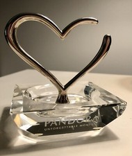 Crystal Pandora Heart Charm Ring Trinket Holder Unforgettable Moments Gift Love