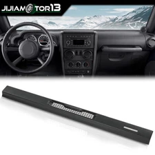 Fit For 1997-2006 Jeep Wrangler TJ Dash Top Cover Defrost Vent Bezel Trim Black 