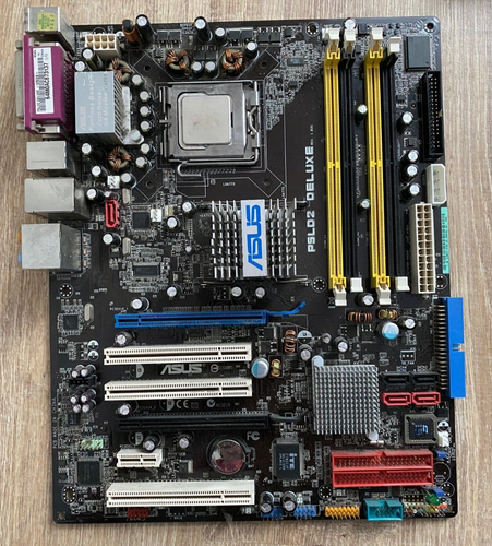 ASUS P5LD2 DELUXE REV 1.03g LGA775 DDR2 Mainboard + Intel Pentium 805 ...