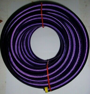 1/2" x 50' Purple Nylon Cover Bungee Industrial Grade Heavy Duty! Shock Cord
