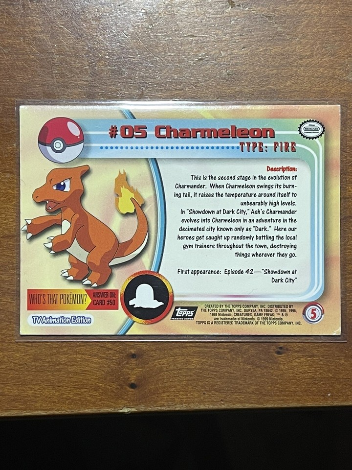 pokemon-tv-topps-charmeleon-05-holo-foil-black-label-ebay