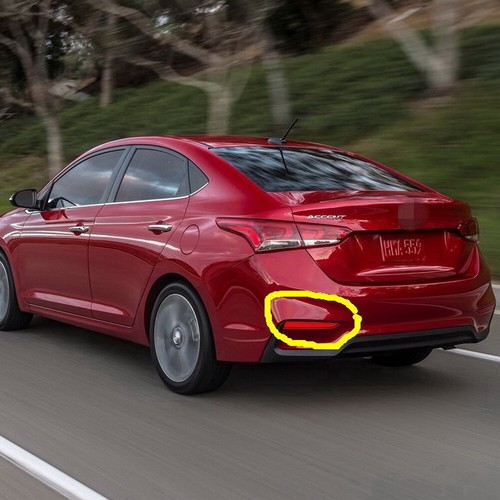 Car LED Brake Lights Night Driving Lights DRL For Hyundai Accent 2018+, 7 type - Foto 8 di 8