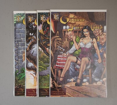 Grimm Fairy Tales #15-18 - 4 PC LOT - Joe Brusha Story (8.5) 2007