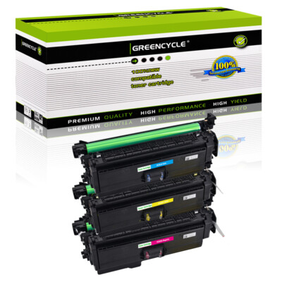 3 Set CE260A CYM Toner for HP 647A Color LaserJet CP4525N CM4540 MFP Printer