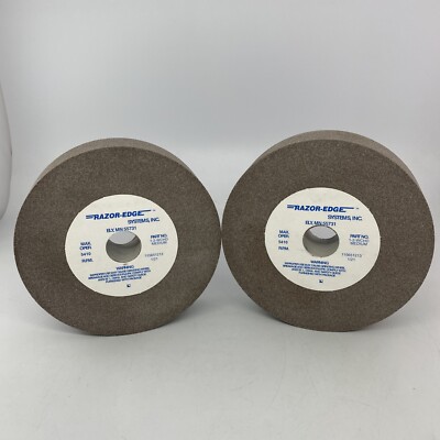10x Razor-Edge Systems 6'' X 1'' X 1-1/2'' Hollow Grinding 2 PACK ((20 Total))