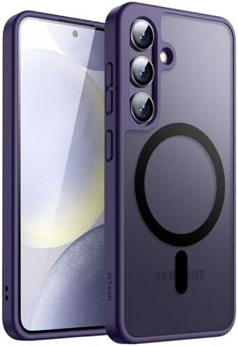 Magnetic Case for Samsung Galaxy S24 5G, Compatible with MagSafe, Translucent Ma