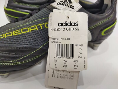 Adidas Predator X TRX SG U41921 US8 UK7.5 for sale online | eBay
