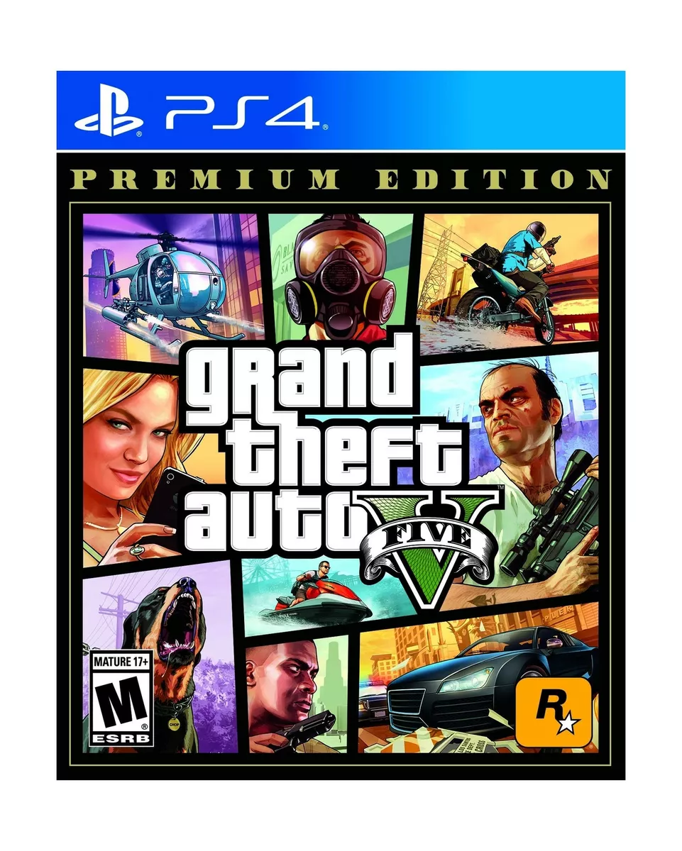  Grand Theft Auto V: Premium Edition (PS4) : Video Games