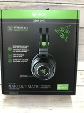 Razer Nari Ultimate For Xbox One Wireless 7 1 Surround Sound Gaming Headset Black Green For Sale Online Ebay