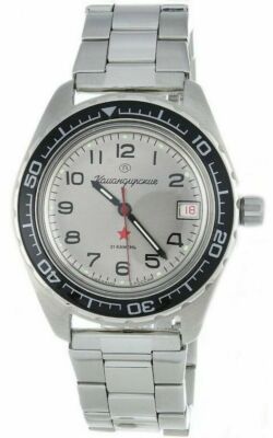 Vostok Komandirskie 020708 Watch Mechanical Automatic USA Seller