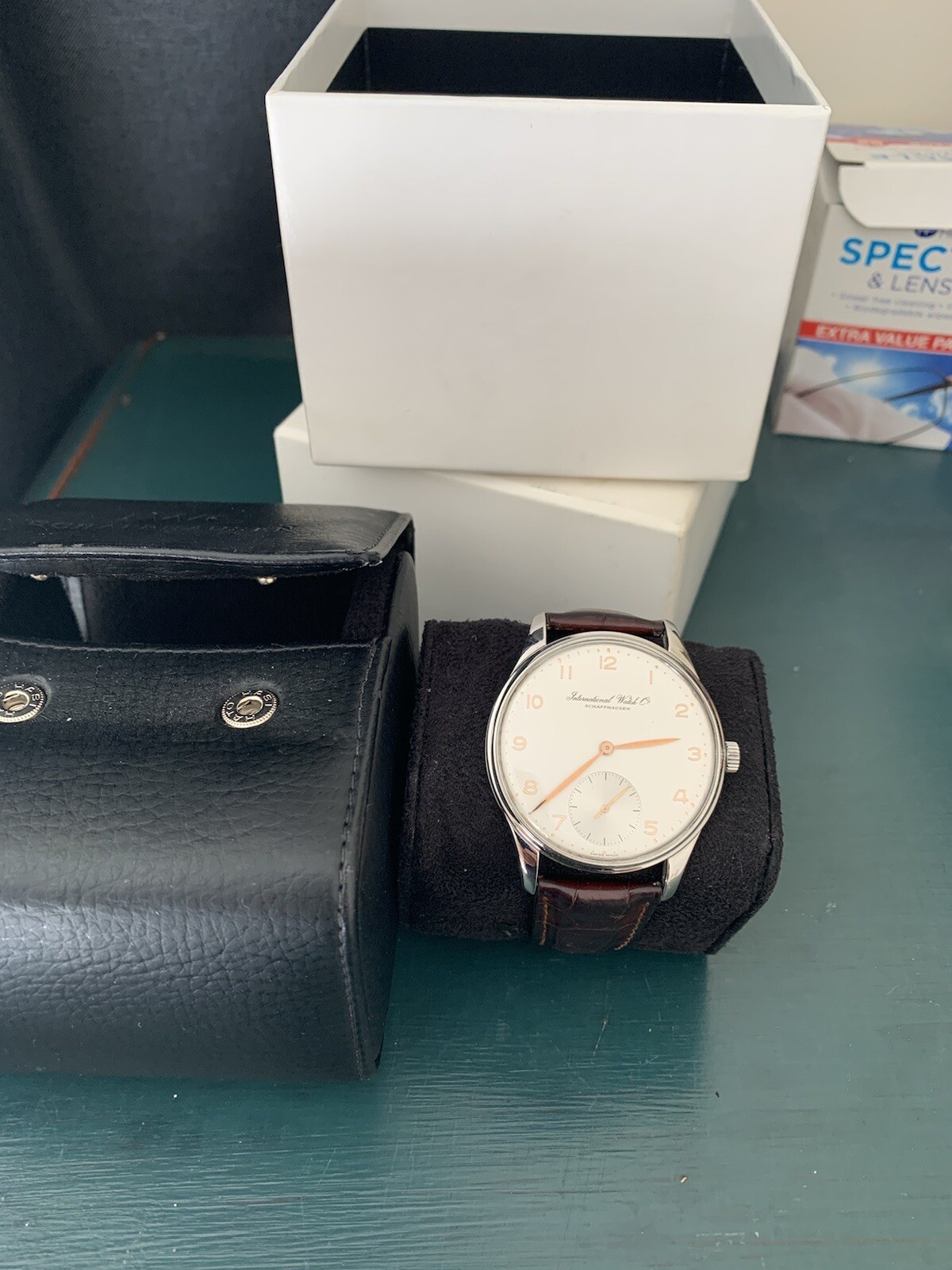 IWC Portugieser Jubilee Manual Wind 42mm Steel Mens Strap Watch IW5441-01
