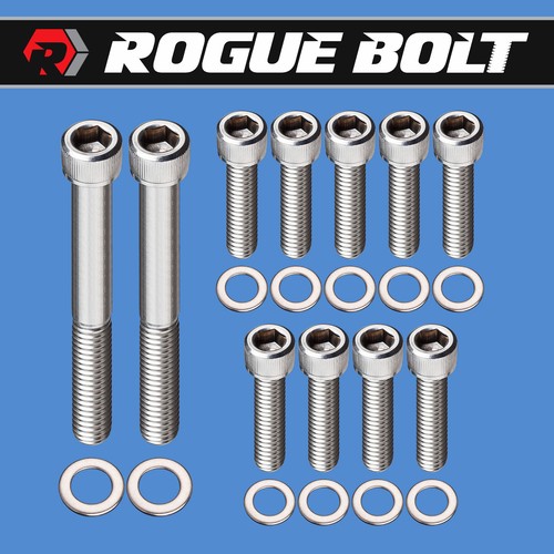 PONTIAC V8 WATER PUMP BOLTS STAINLESS STEEL KIT 326 350 389 400 421 428