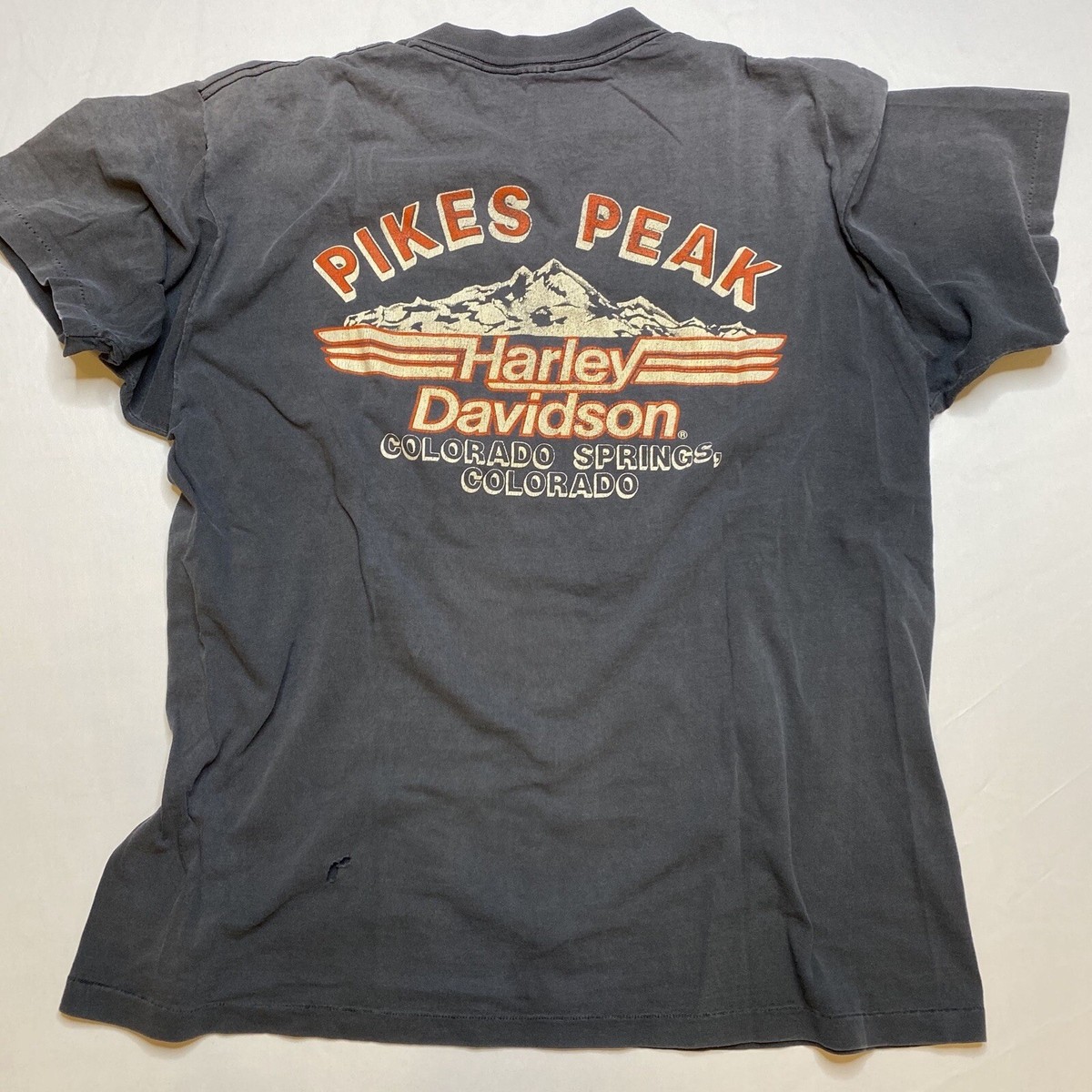 Vintage Harley Davidson T-Shirt - Pikes Peak Shirt Legends Live