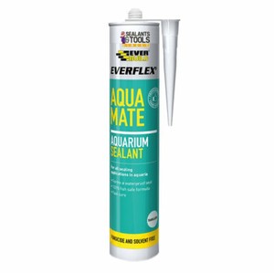 Everbuild AquaMate Aquaria Aquarium Pond Fish Silicone Sealant Adhesive Clear