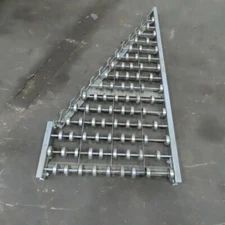 24"x 48" Gravity Skate Wheel 60° Spur Conveyor Right Hand