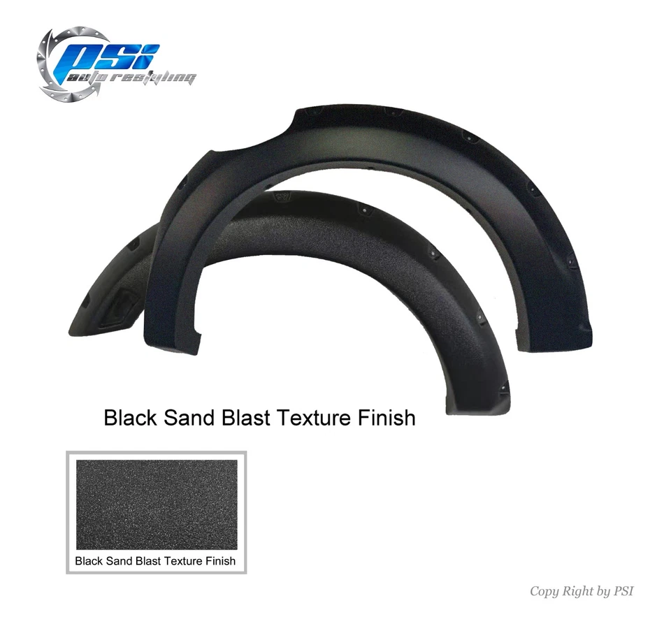 Pocket Rivet Bolt Fender Flares Fits Ford Ranger 19-23 5'1" Bed Only, Textured Foto 3 de 4
