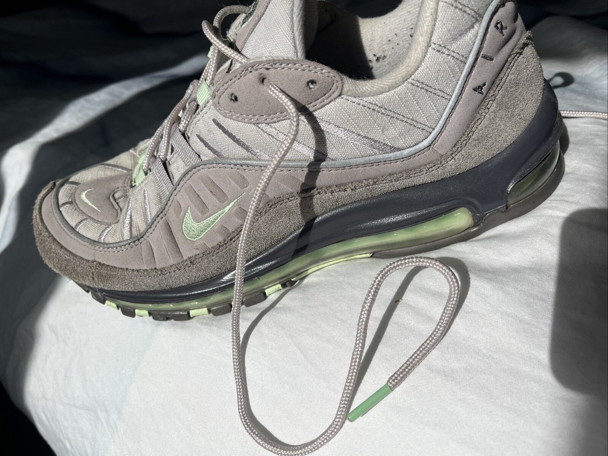 Nike Air Max 98 OG UK 10 Neon Green 8/10 Condition Touch Up Need