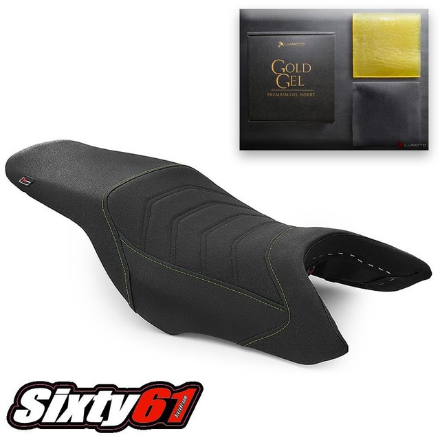 Honda 900 919 Seat Cover with Gel Pad 20022007 Black Green