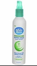 3PC White Rain Advanced Formula Extra Hold Hair Spray 7oz Made In USA Old Stock