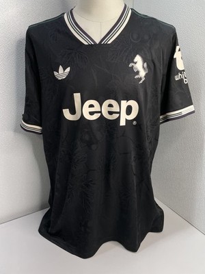 Adidas Mens Soccer Jersey Black/Ivory Size XL Juventus FC 25/26 Yildiz Home
