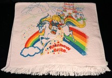 Vintage Rainbow Brite Starlite Towel '83 Hallmark Terrycloth (A1)