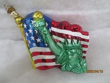 RADKO PATRIOTIC ORNAMENT - Flag of Liberty