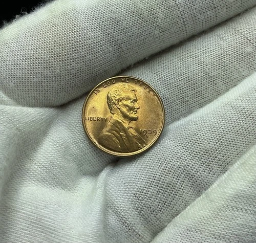 1939 D Lincoln Cent Penny - BU Condition - D366