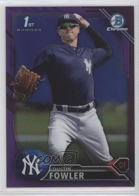 2016 Bowman Chrome Prospects Purple Refractor 96/250 Dustin Fowler #BCP153 0wp8