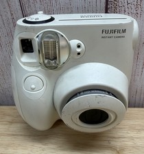 FujiFilm Instax Mini 7S White Instant Camera Clean No Film Tested Working