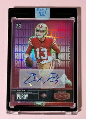 Brock Purdy 2022 Panini Honors #82 SEALED Rookie Auto /15 San Francisco 49ers