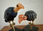 Carved Stone Mikhail Perkhin's Style Designs Condor Vulture Bird Marble Base — photo 5