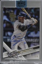 2018 Topps 1/9 Eric Thames (2017 Topps) #17T-603 Buyback Auto 6we