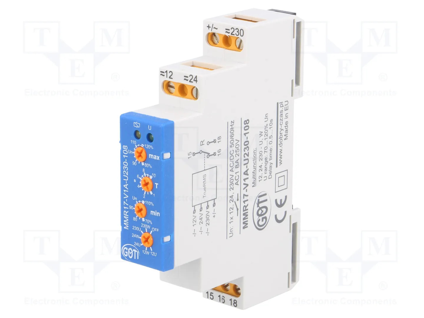 DOBRY CZAS MMR17-V1A-U230-108 Voltage monitoring relay