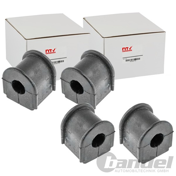 2X NTY Stabilager Buchse 10Mm Hinten Beidseitig Passend FüR Honda Civic-image