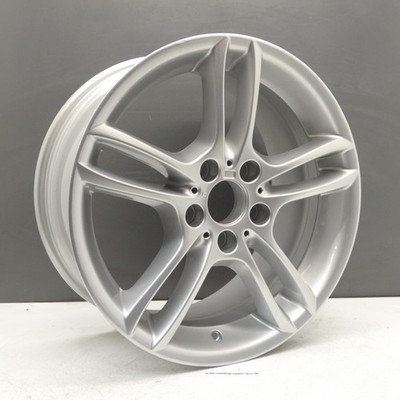 BMW 1ER 18 ZOLL ALUFELGE FELGE 8,5J SILBER STYLE 261 HINTEN 7891051 ORIGINAL X1