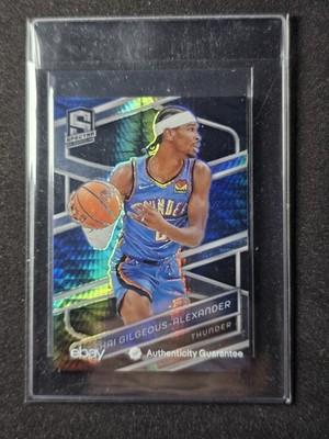 Shai Gilgeous-Alexander 1/1 2023-24 Spectra Black Back to Back MVP PSA ✅️ 🏀🔥