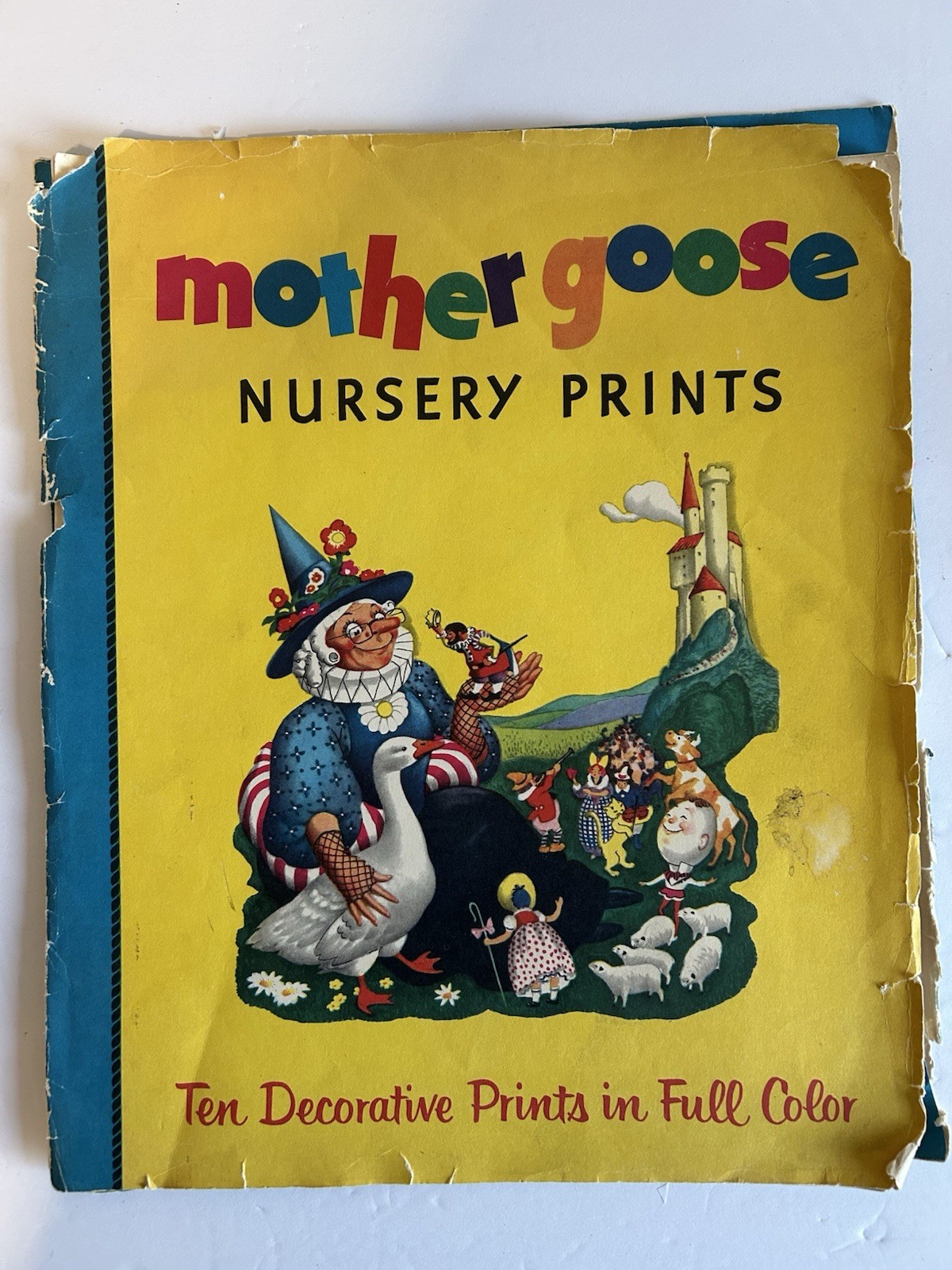 Vintage Mother Goose Nursery Prints - Near Complete Set of Prints Made USA