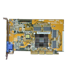 2001 Asus V3800M nVidia TNT2 M64 AGP 4X silent graphics card, 32MB SDRAM, VGA