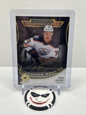 2020–21 UD Ultimate Collection Introductions Ryan McLeod Rookies Auto 🔥 #09/15