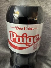 Share a Coke with   Paige   2025 Personalized Gift Coca~Cola Bottle 20oz Diet