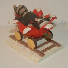 Charming Tails Reginald's Choo-Choo Ride by Fitz and Floyd 87/620 Dean Griff