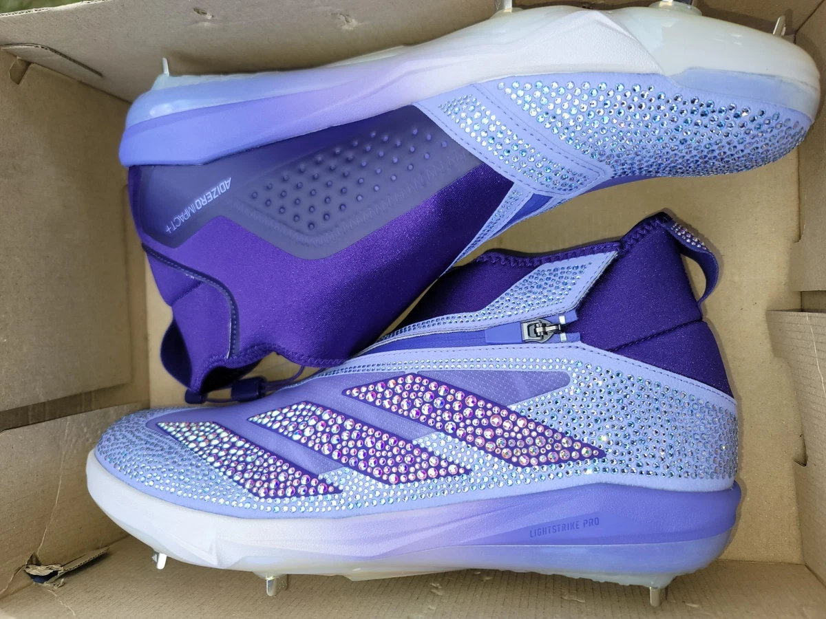 Adidas Adizero Impact BSB Mens Cleats Purple Burst Metal Spikes JH9131 Size 9.5 adidas Purple Baseball & Softball Cleats for Men for sale | eBay main image 4