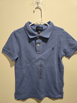 Authentic Polo Ralph Lauren Cotton Mesh Polo Shirt Boys (Blue)