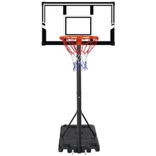 Portable Basketball Hoop Outdoor Adjustable 3.3–10Ft Backboard Pool Court Set