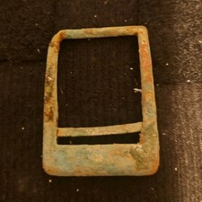 Original Civil War Era Rectangular Metal Belt Buckle Militaria
