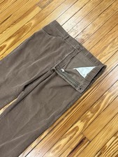 Vintage Lee Corduroy Pants Mens 36x30 Brown Made in USA Union Made 80s