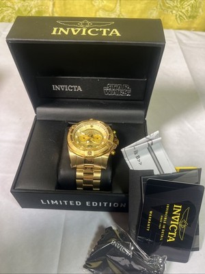 Invicta Star Wars C3PO Men's Wristwatch NIB Never Worn